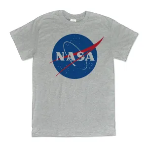 Nasa Vector Logo Heather Gray T-Shirt