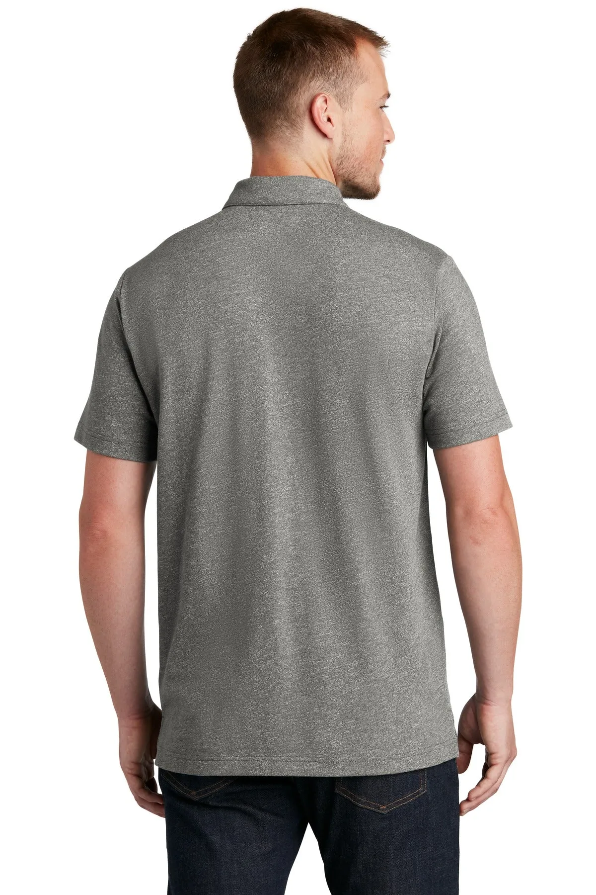 New Era  Slub Twist Polo NEA301 Shadow Grey Twist