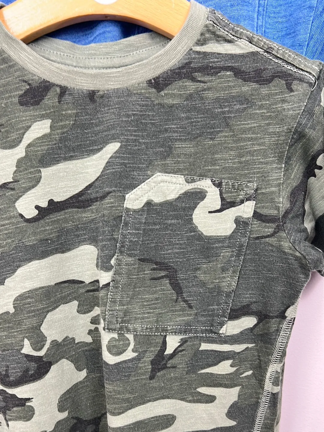 Next camo/blue t-shirts 3y