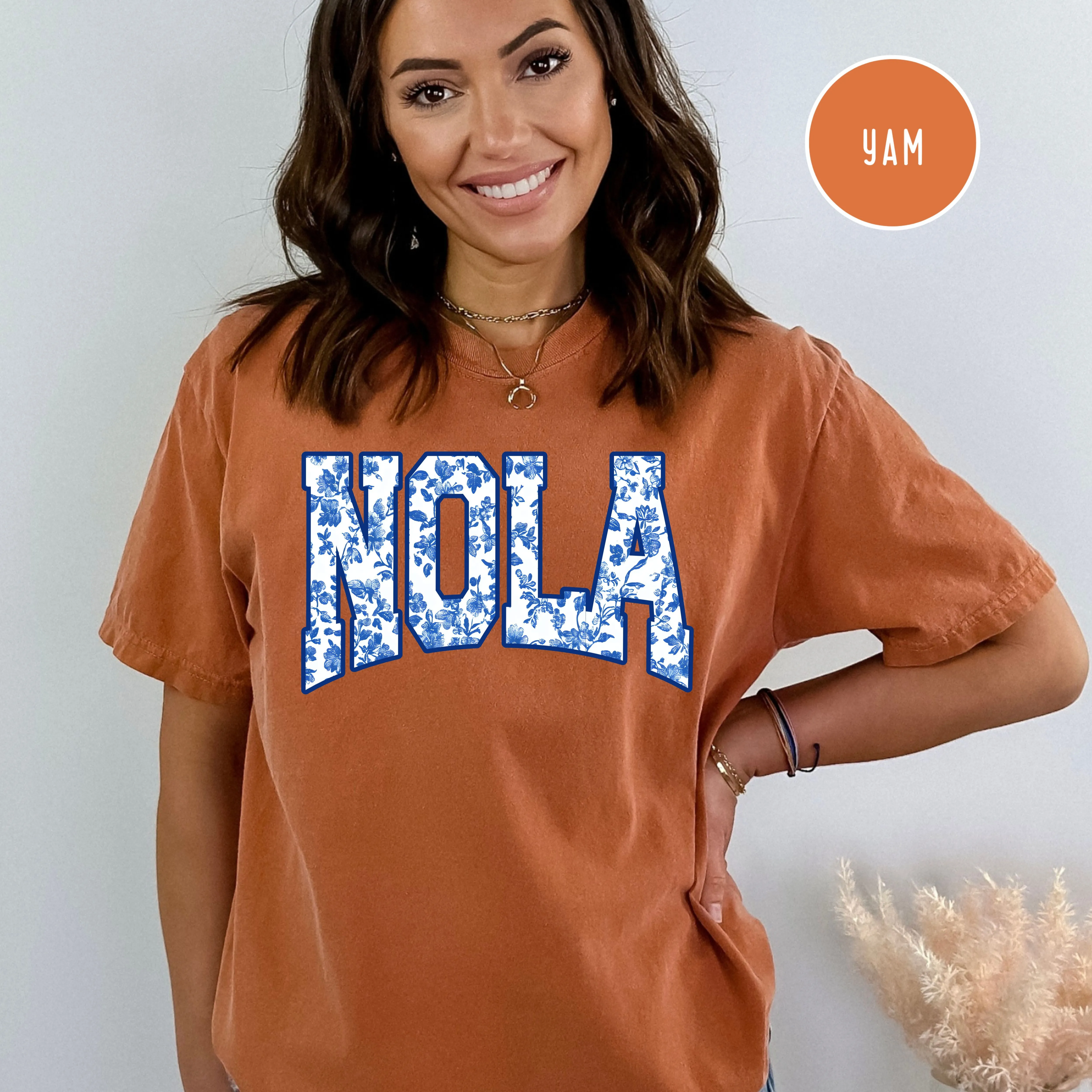 NOLA New Orleans Louisiana French Toile Comfort Colors® Tee