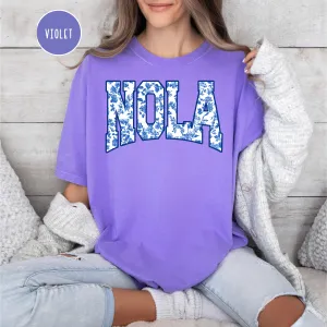 NOLA New Orleans Louisiana French Toile Comfort Colors® Tee
