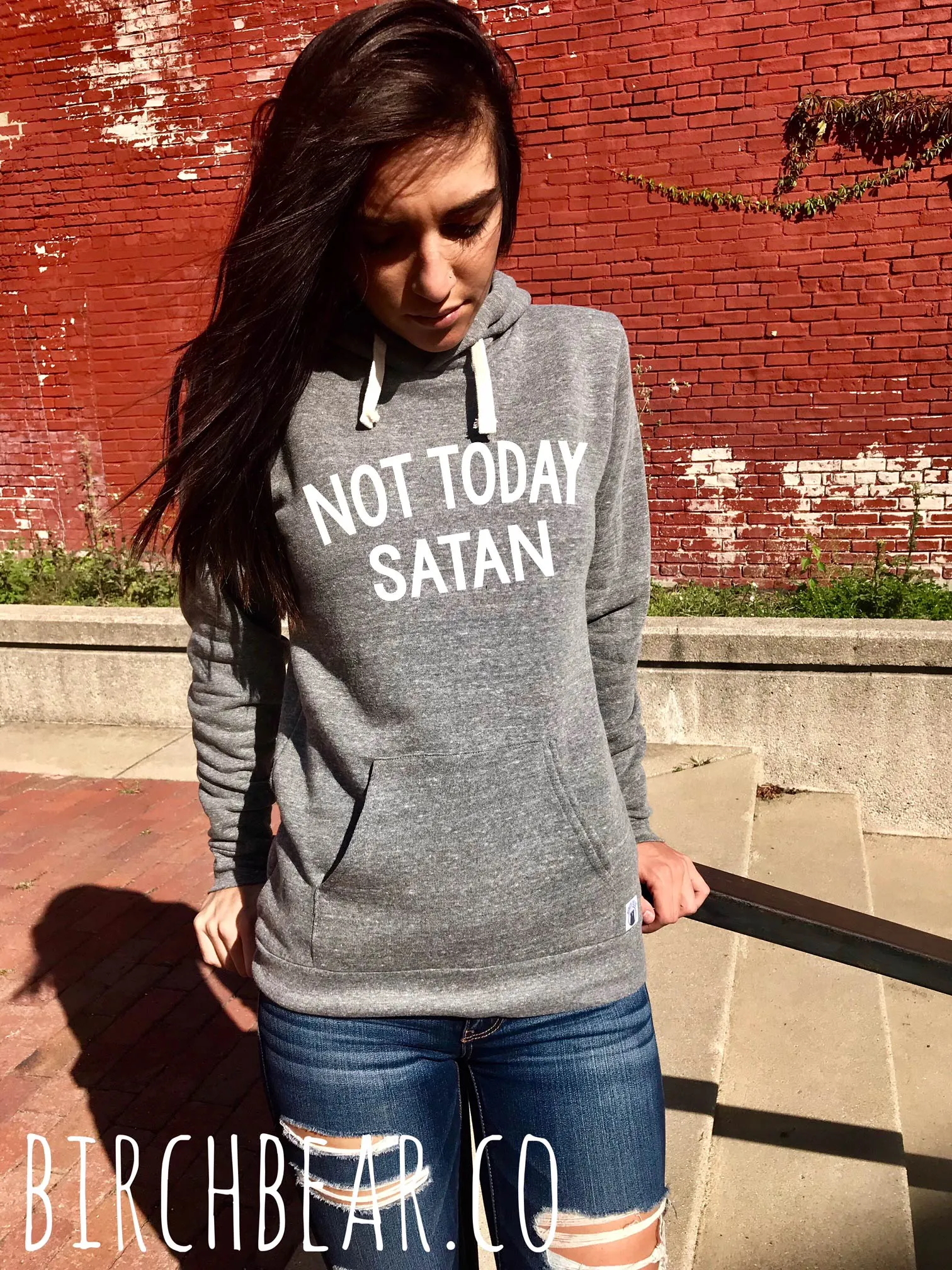 Not Today Satan Hoodie