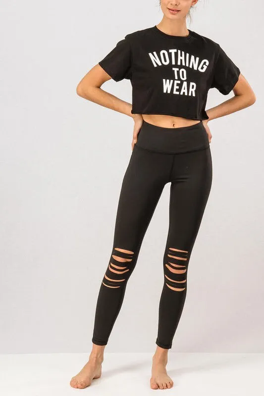 “Nothing To Wear” Crop Top