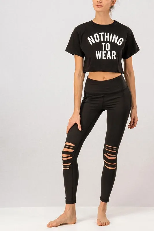 “Nothing To Wear” Crop Top