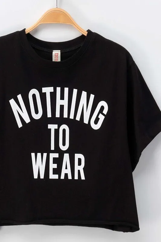 “Nothing To Wear” Crop Top
