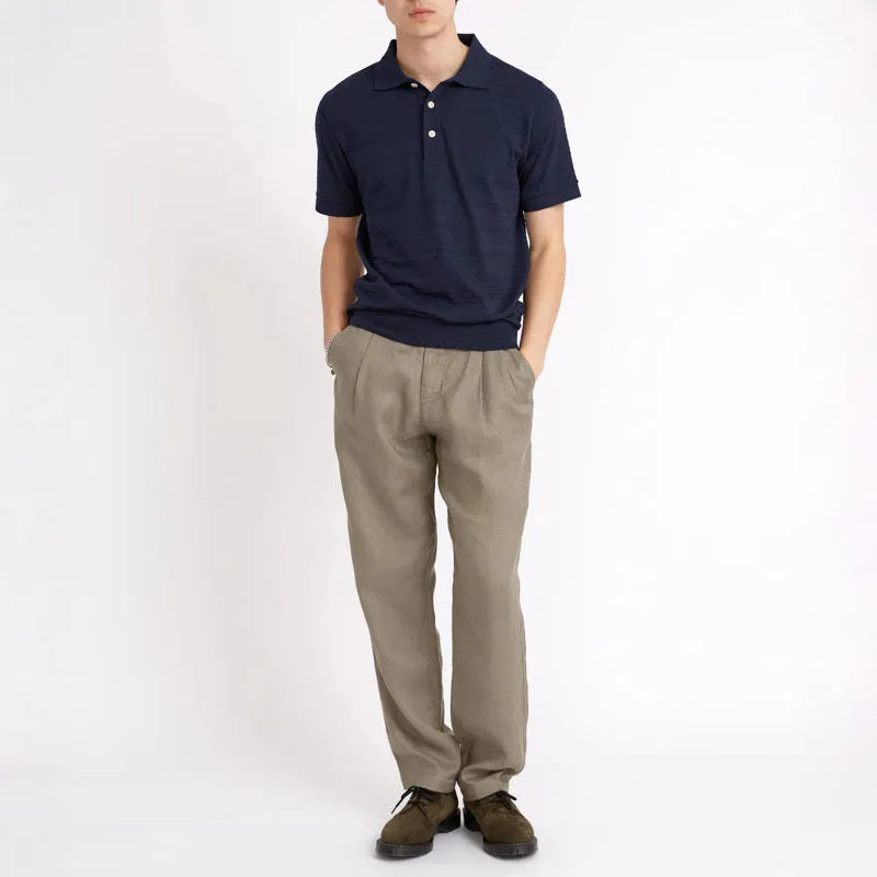 OLIVER SPENCER Glendale Polo Shirt Dorine in Navy