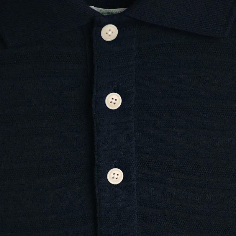 OLIVER SPENCER Glendale Polo Shirt Dorine in Navy