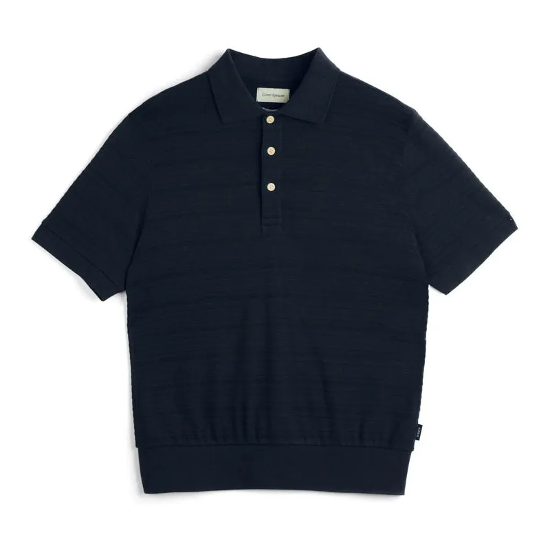 OLIVER SPENCER Glendale Polo Shirt Dorine in Navy