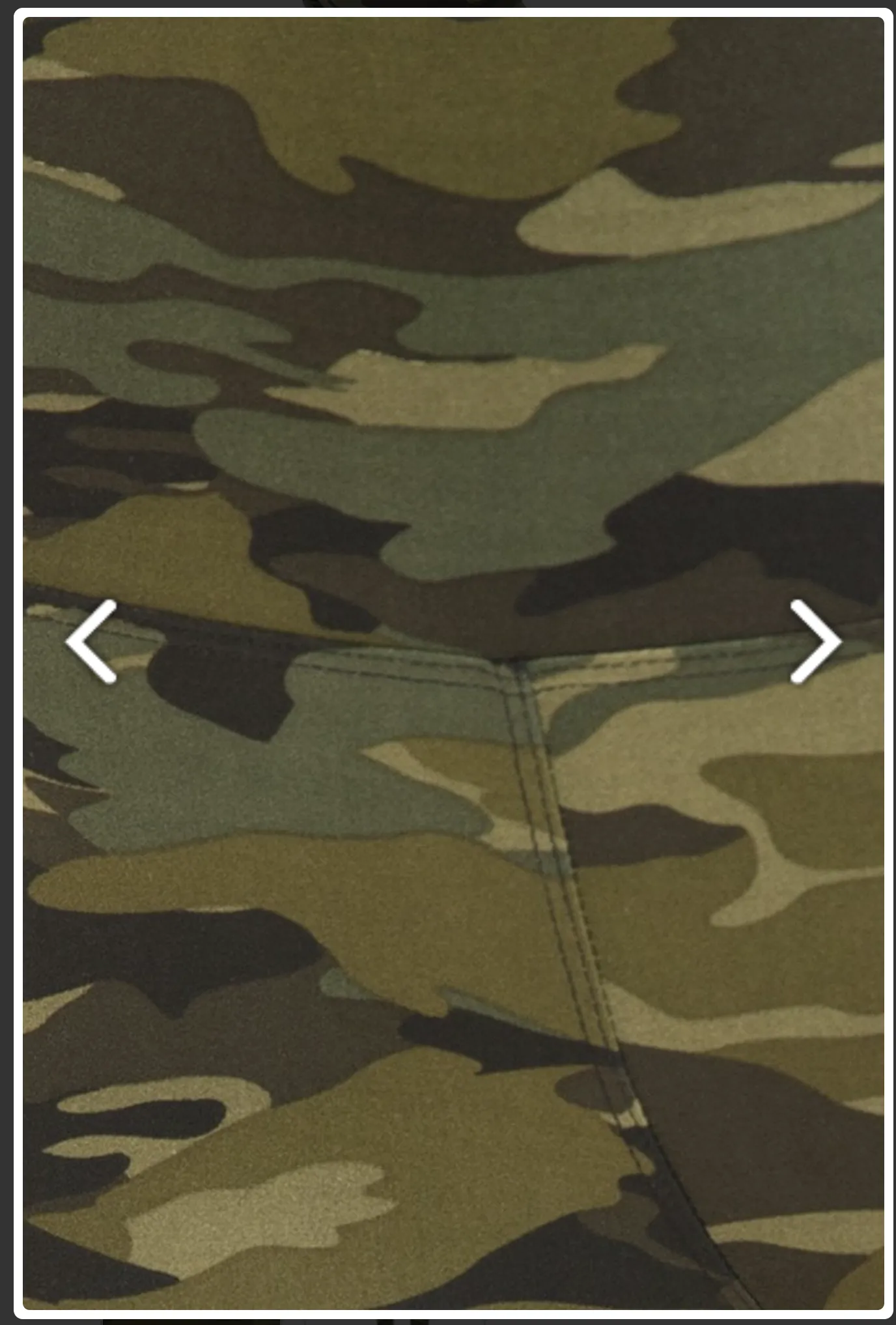 One Size Green Camo Leggings