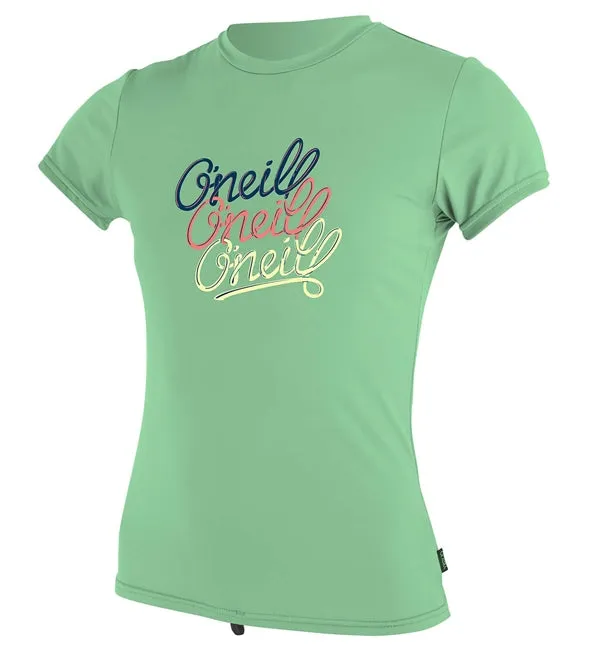 O'Neill Girls Skins S/S Rash Tee