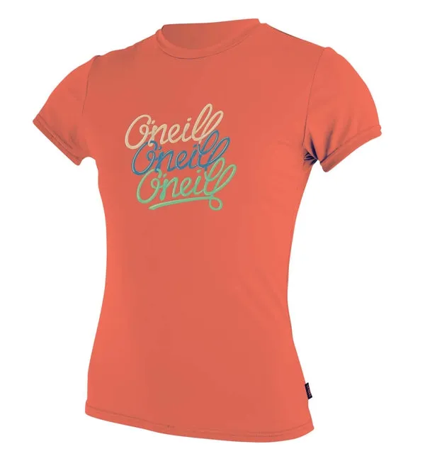 O'Neill Girls Skins S/S Rash Tee