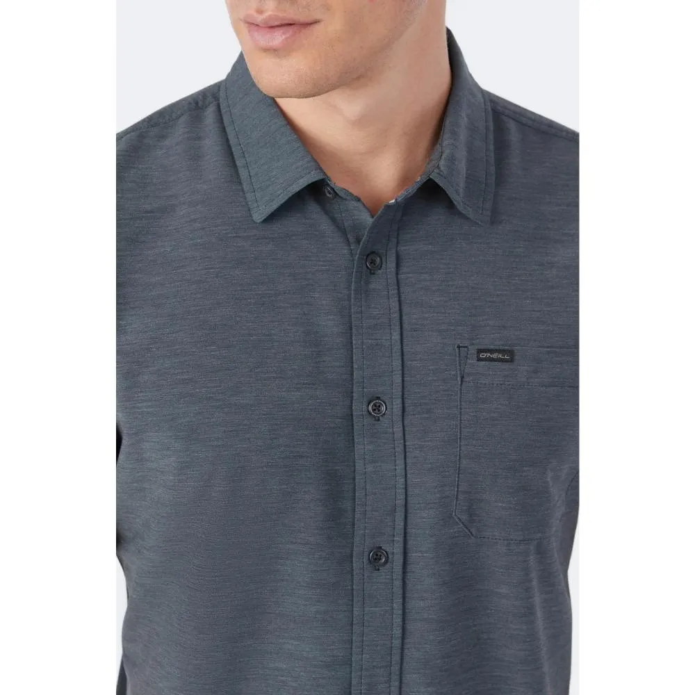 O'NEILL TRLVR UPF TRAVERSE SOLID STD SHIRT BLACK
