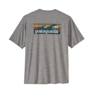 Patagonia Cap Cool Daily Graphic Shirt Abalone Blue: Feather Grey