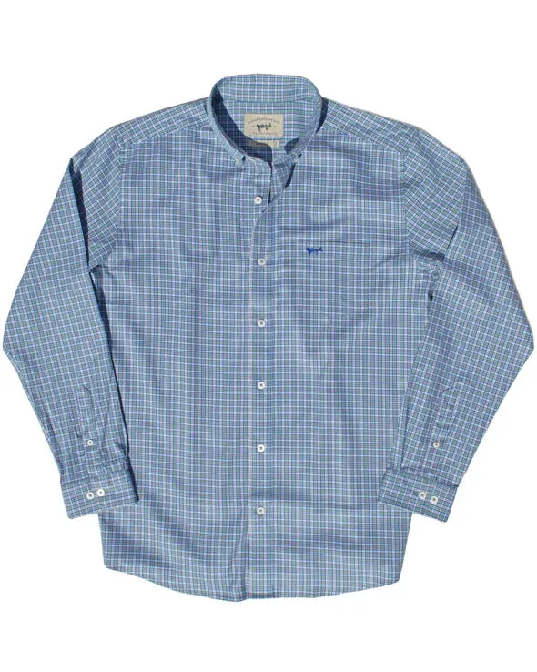Performance Button Down (Emerald Check)