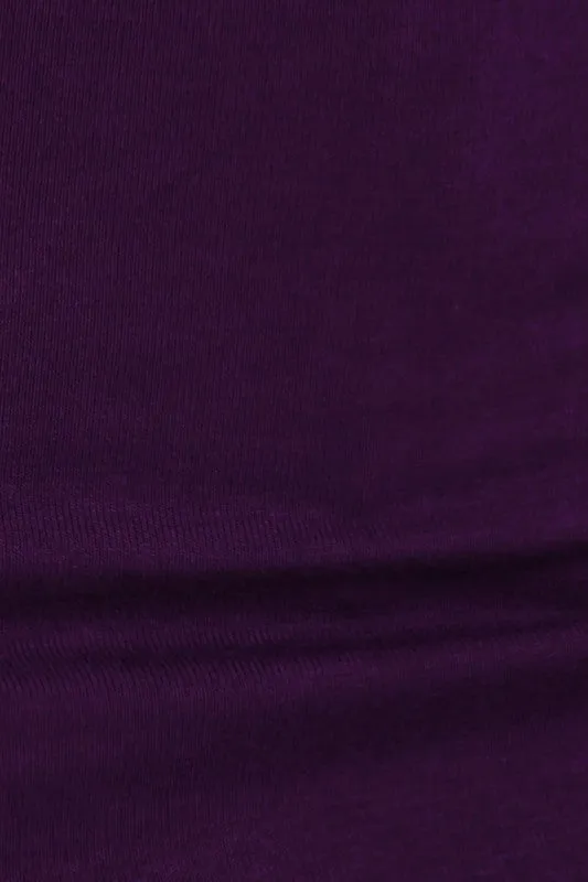 Plus size cowl neck basic top