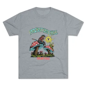 Podcast & Chill Unisex Tri-Blend Crew Tee