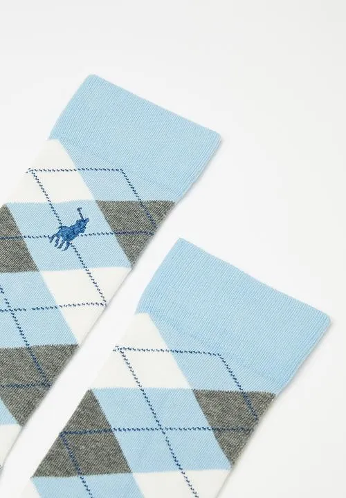 Polo Cotton Socks Blue