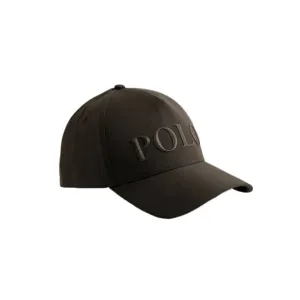 Polo Men's 6 Panel Pyramid Polo Peak Black