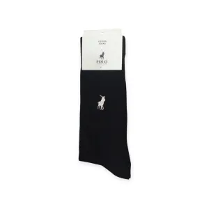 Polo Men's Plain Socks Black