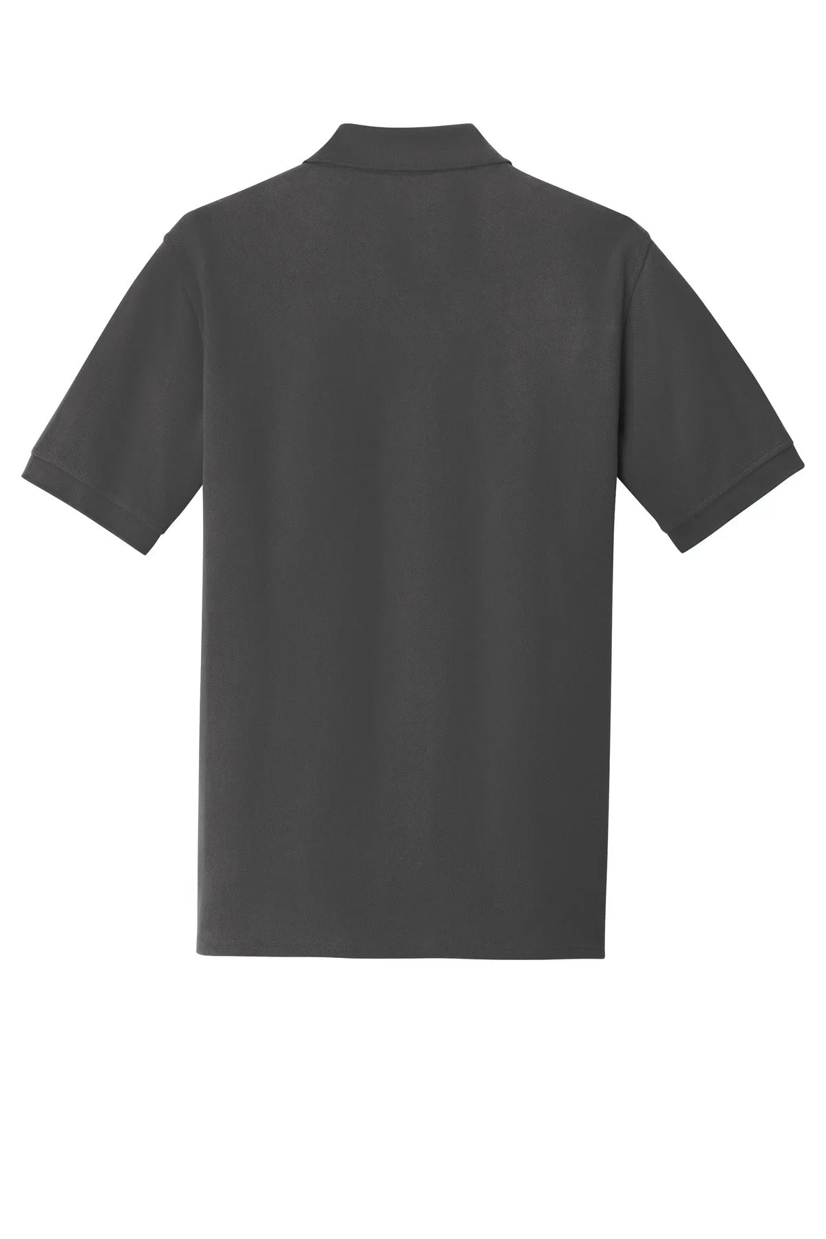 Port & Company Combed Ring Spun Pique Polo. KP1500 Charcoal