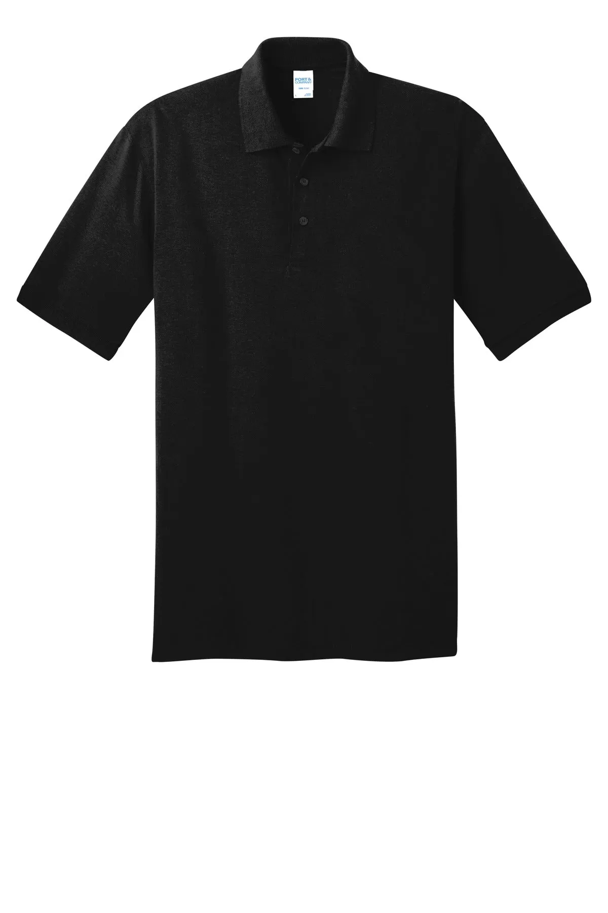 Port & Company Core Blend Jersey Knit Polo. KP55 Jet Black