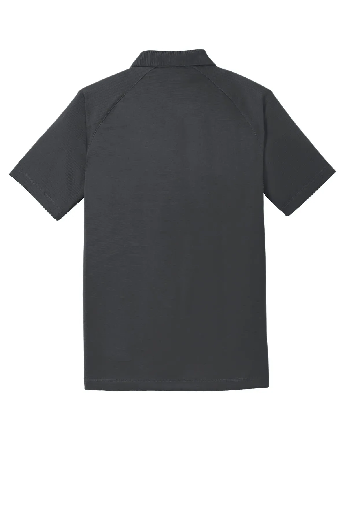 Port Authority Crossover Raglan Polo. K575 Battleship Grey