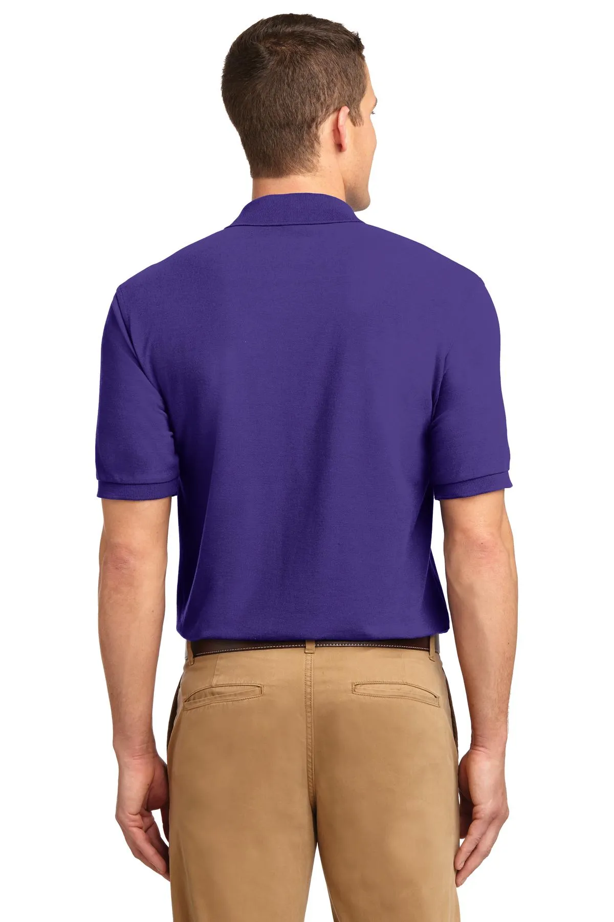 Port Authority Extended Size Silk Touch Polo K500ES Purple