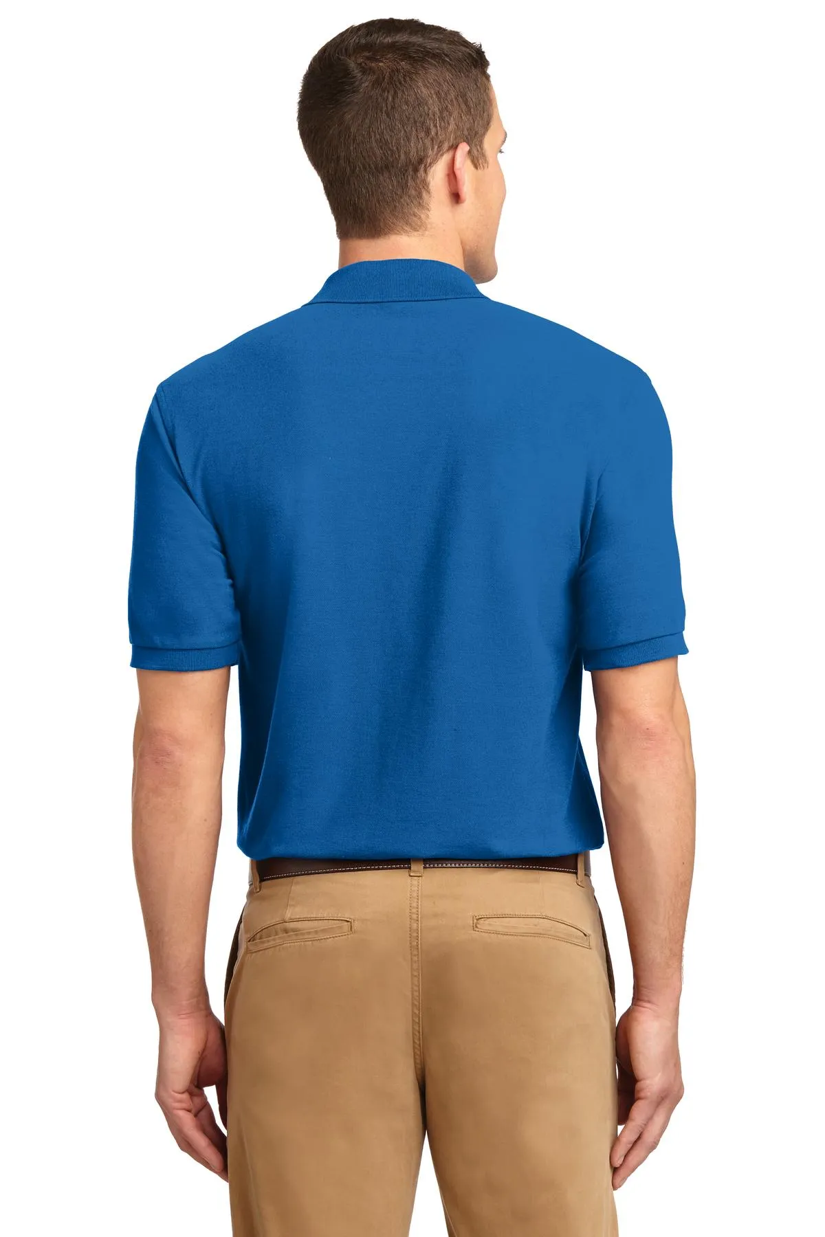 Port Authority Extended Size Silk Touch Polo K500ES Strong Blue