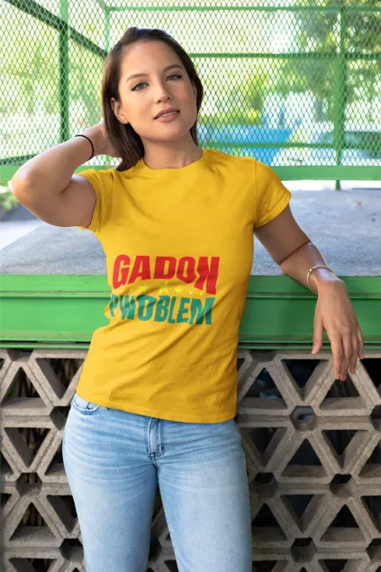 Premium Gadon Pwoblem Unisex T-Shirt Bold Haitian Expression Meets Iconic Style