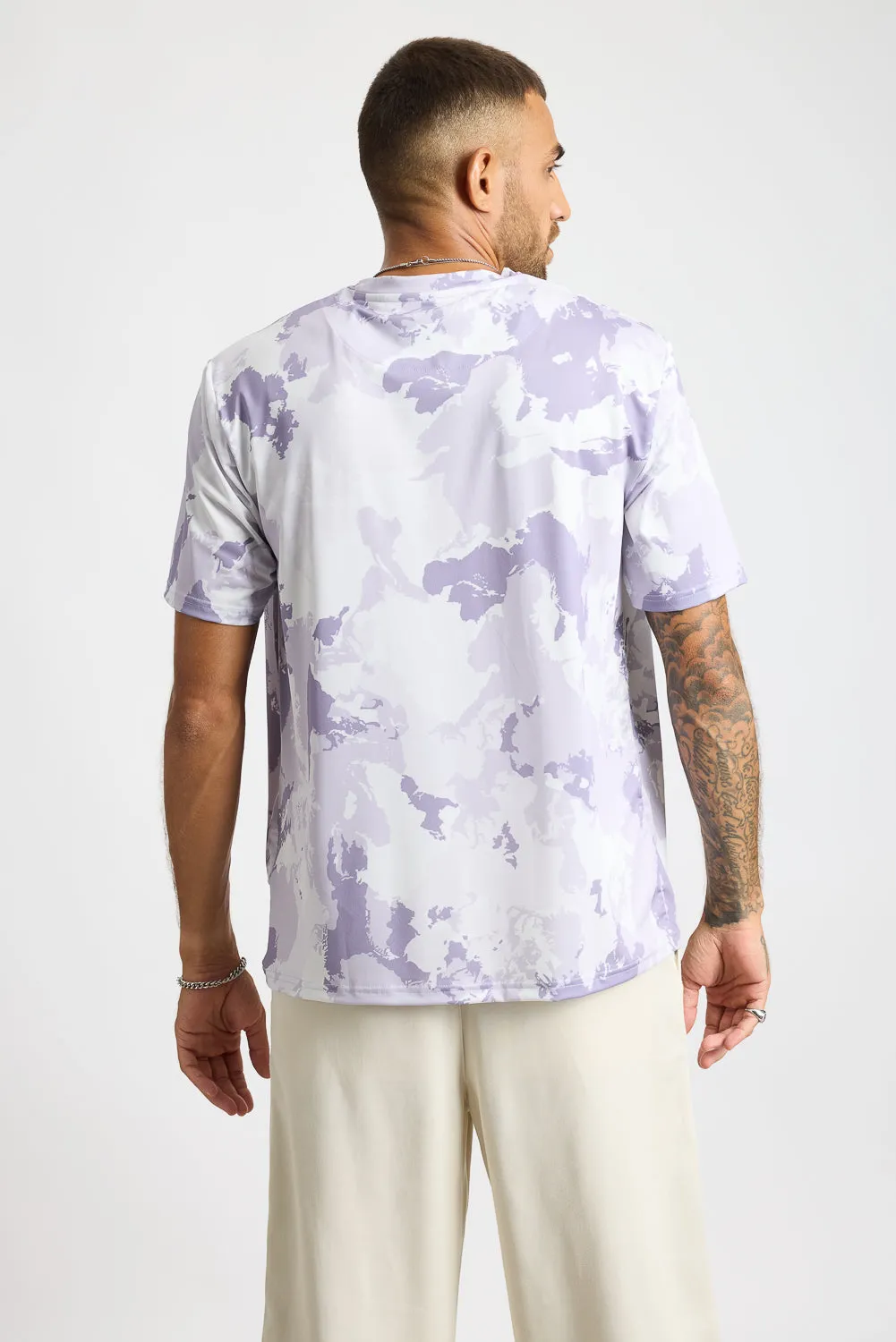 Printed Men's T-Shirt - Light Camo