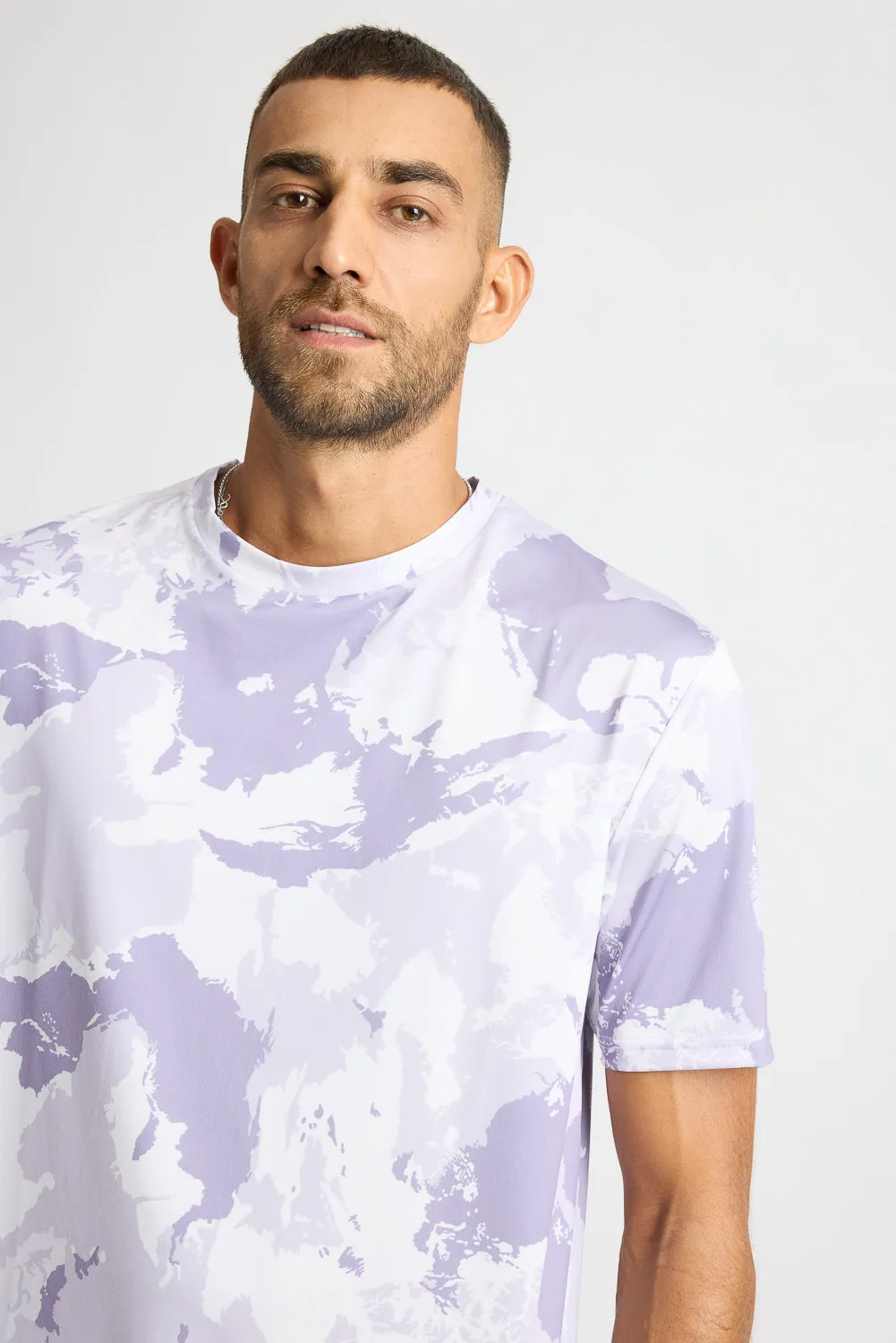 Printed Men's T-Shirt - Light Camo