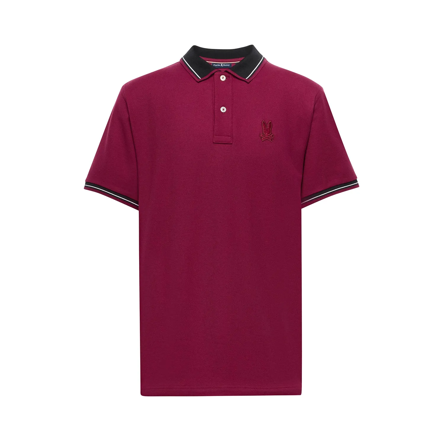 Psycho Bunny Men's Oak City Polo - Crimson