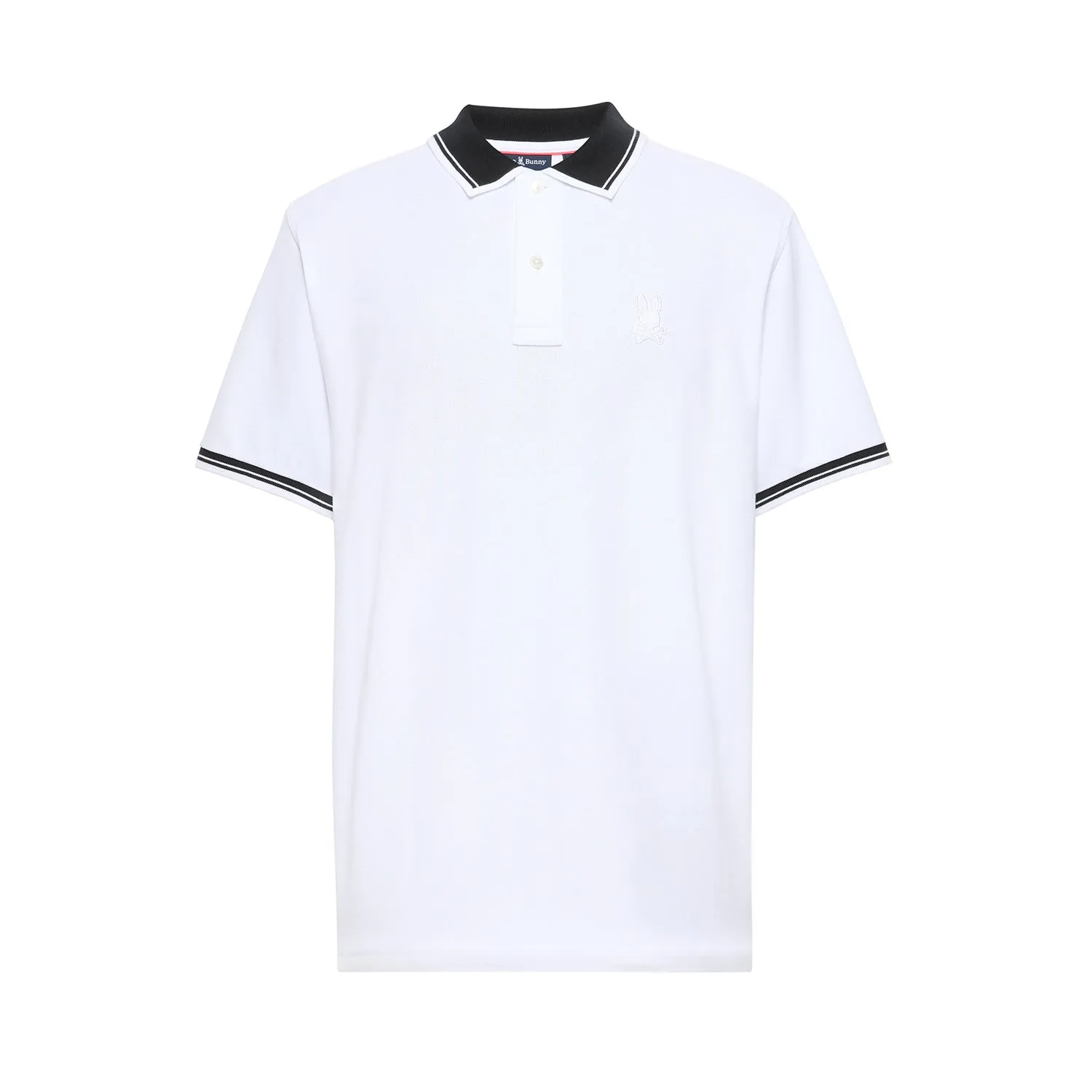Psycho Bunny Men's Oak City Polo - White