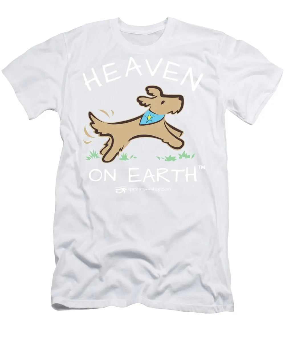 Pup/dog Heaven On Earth - Men's T-Shirt (Athletic Fit)