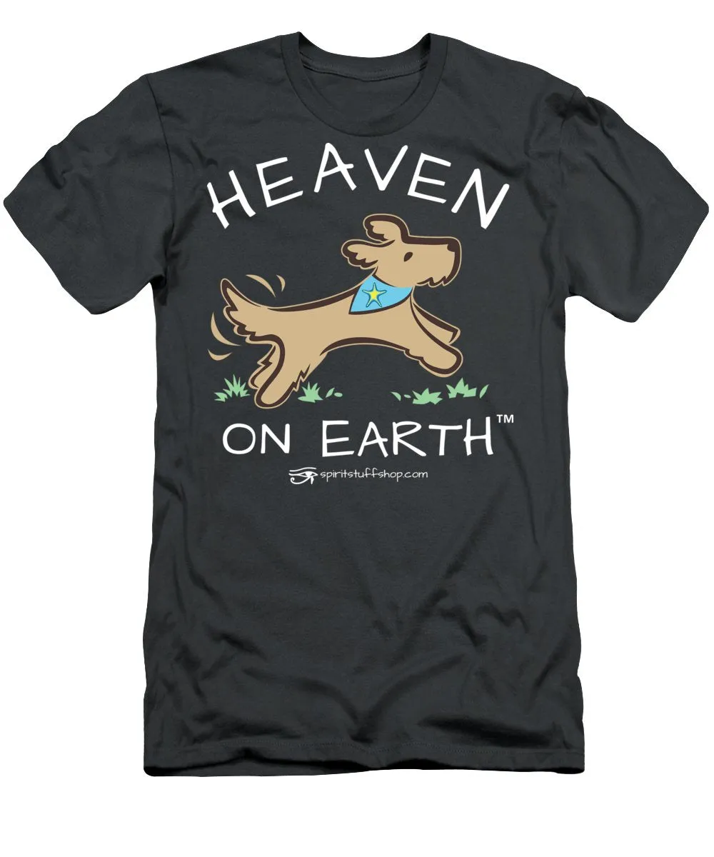 Pup/dog Heaven On Earth - Men's T-Shirt (Athletic Fit)