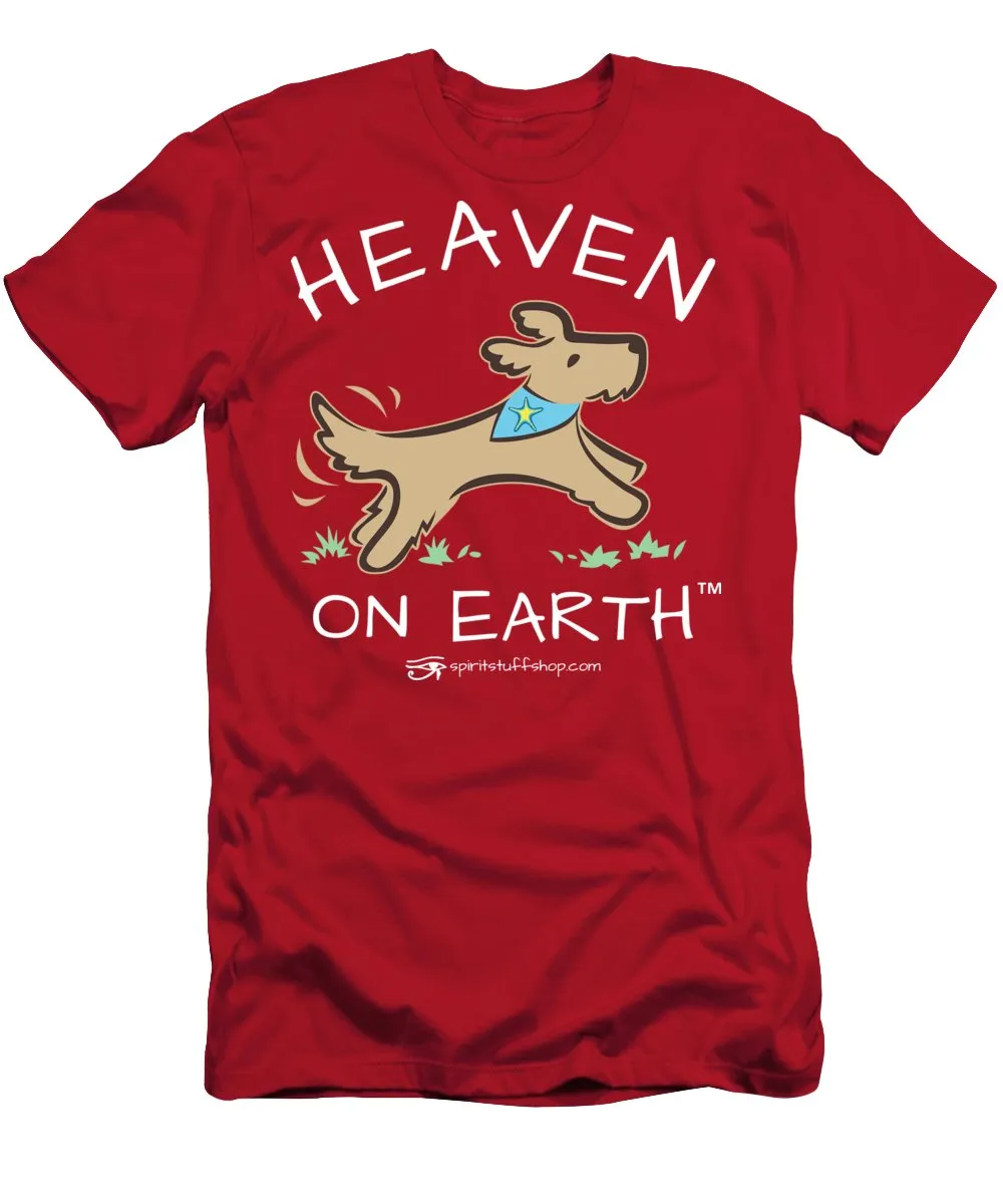 Pup/dog Heaven On Earth - Men's T-Shirt (Athletic Fit)