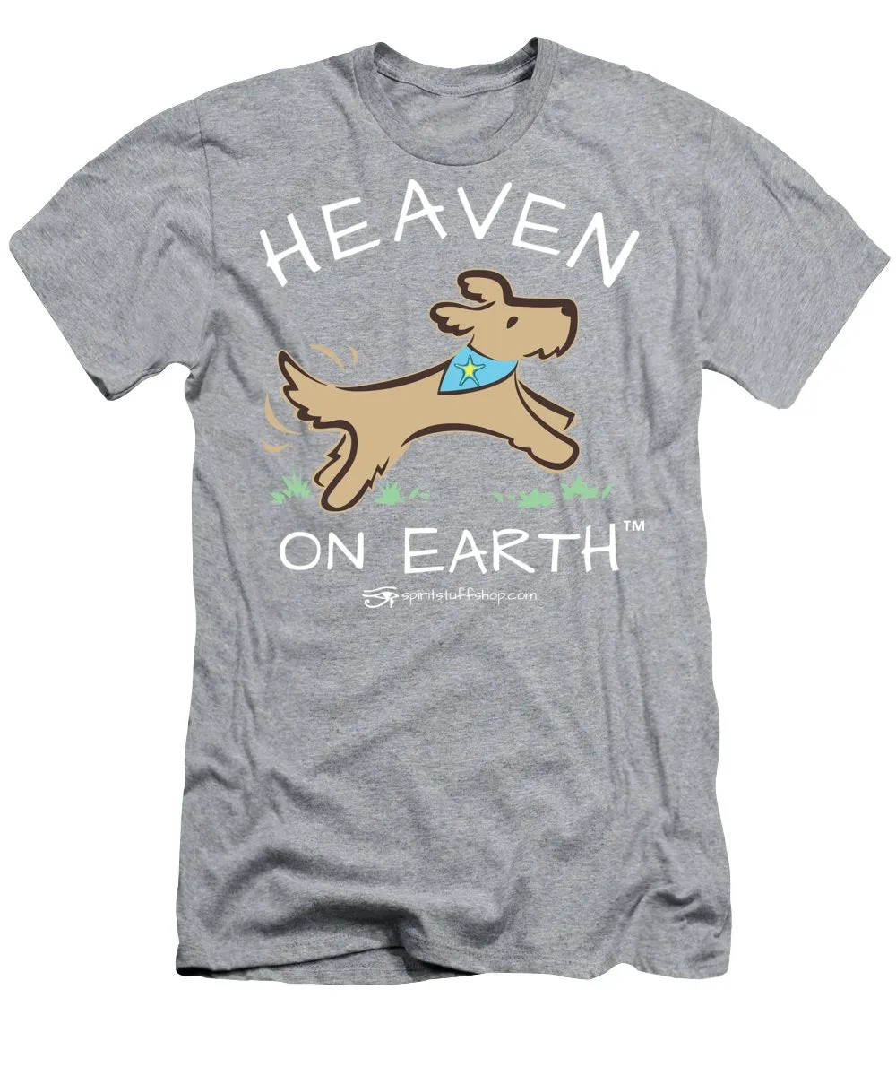 Pup/dog Heaven On Earth - Men's T-Shirt (Athletic Fit)