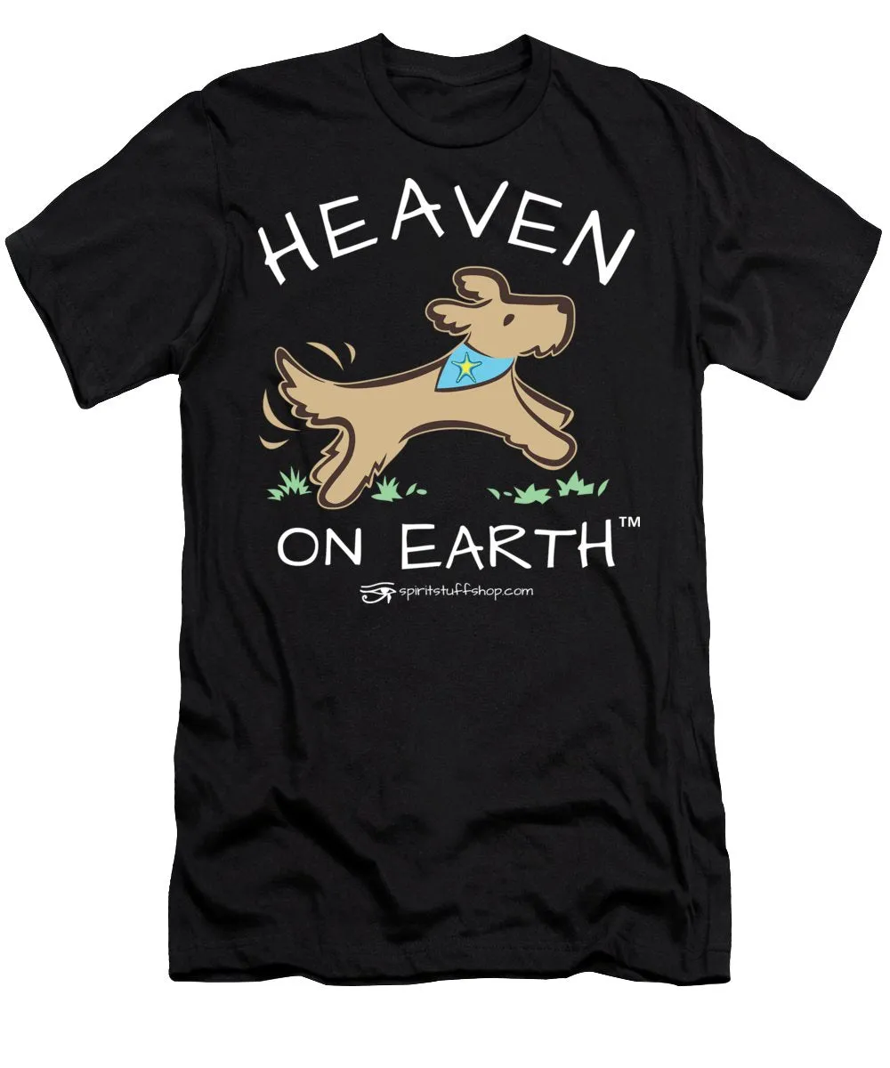 Pup/dog Heaven On Earth - Men's T-Shirt (Athletic Fit)