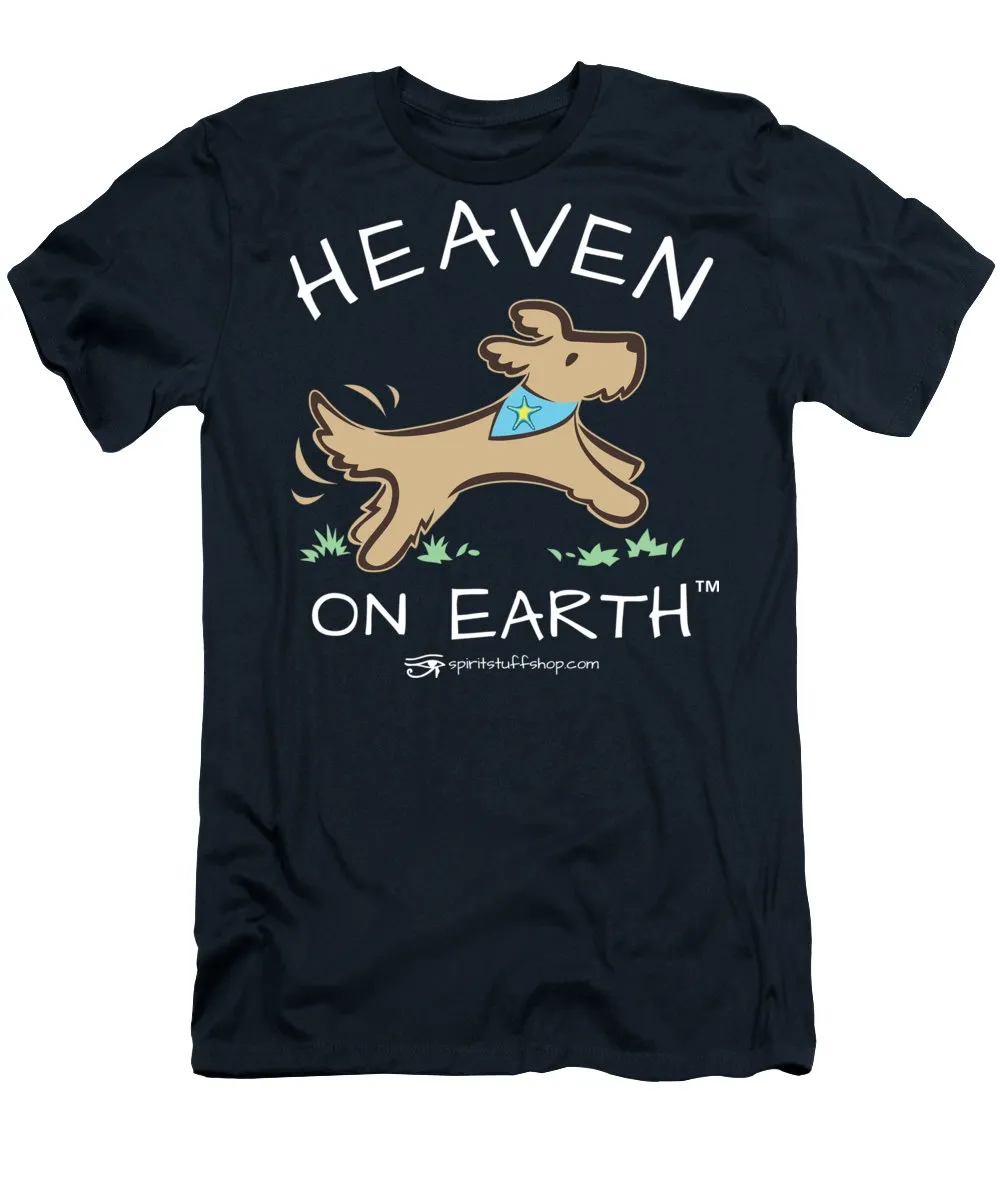 Pup/dog Heaven On Earth - Men's T-Shirt (Athletic Fit)