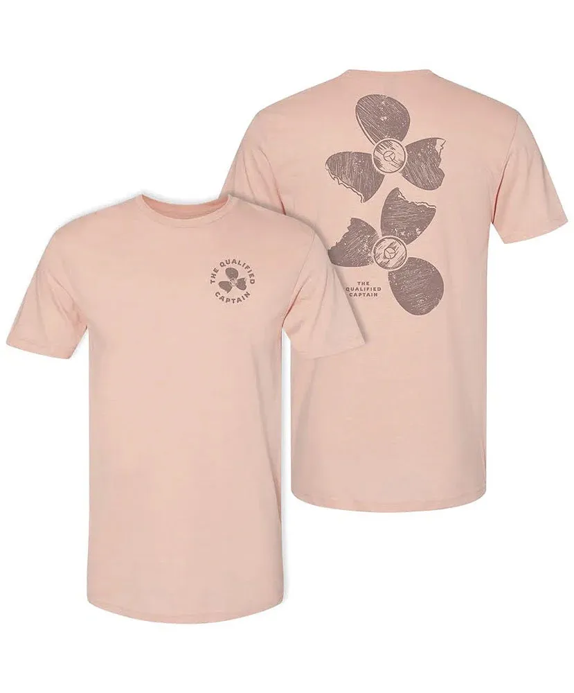 Qualified Captain Props Tee (Pale Peach)