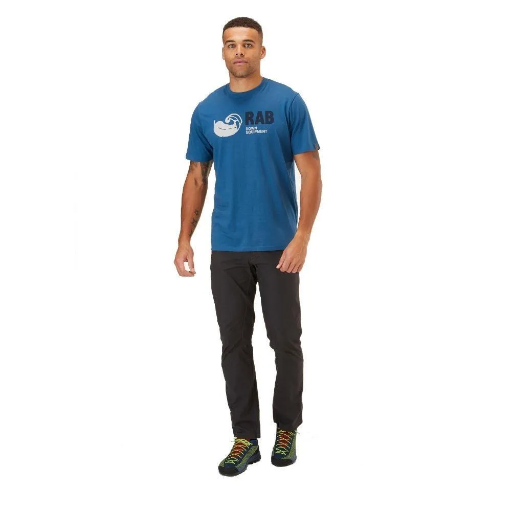 Rab Men's Stance Sketch Organic Cotton Tee (Denim)