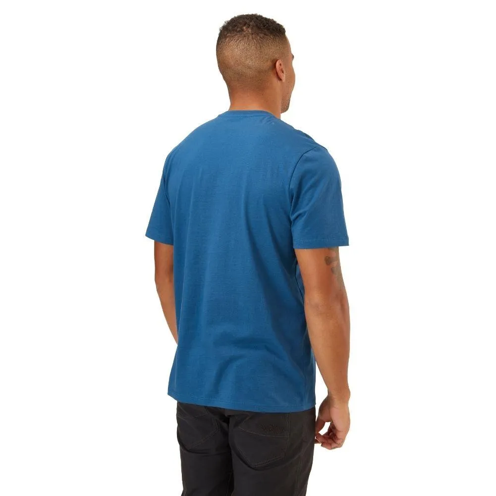Rab Men's Stance Sketch Organic Cotton Tee (Denim)