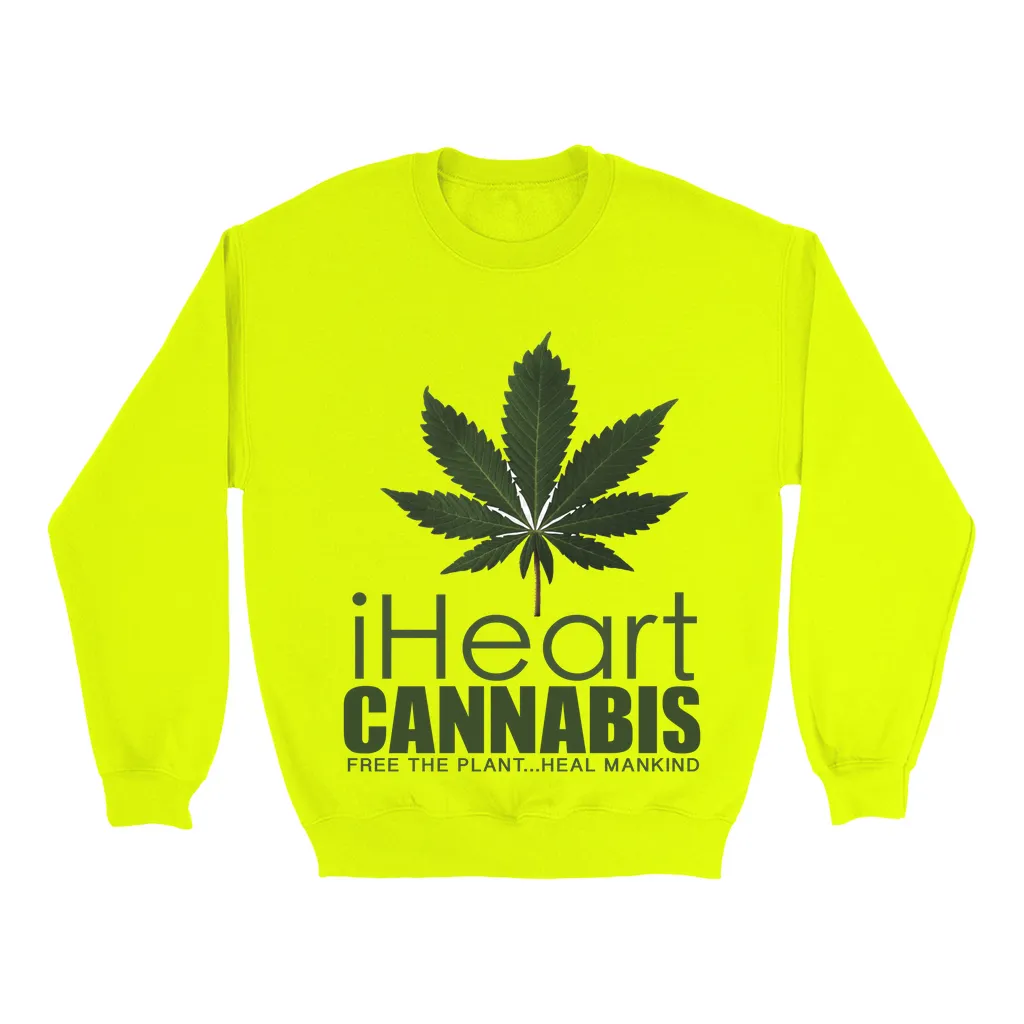 Rastafari JAMS Reggae Radio - iHeart Cannabis (LIGHT colored) Sweatshirts