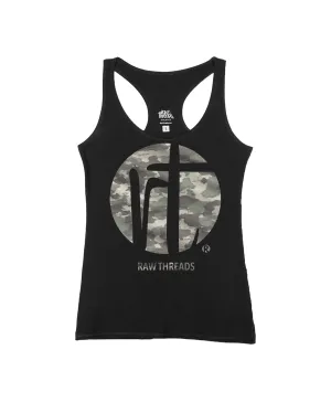 Raw Threads Logo Green Camo