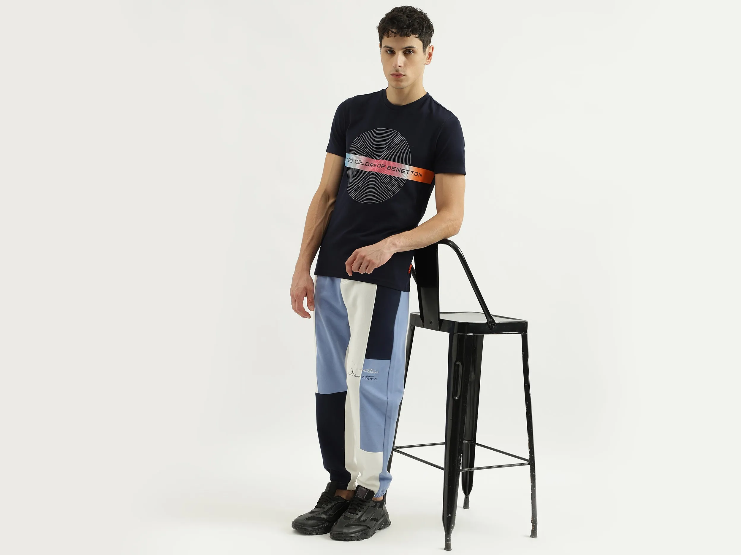 Regular Fit Round Neck Striped T-Shirt