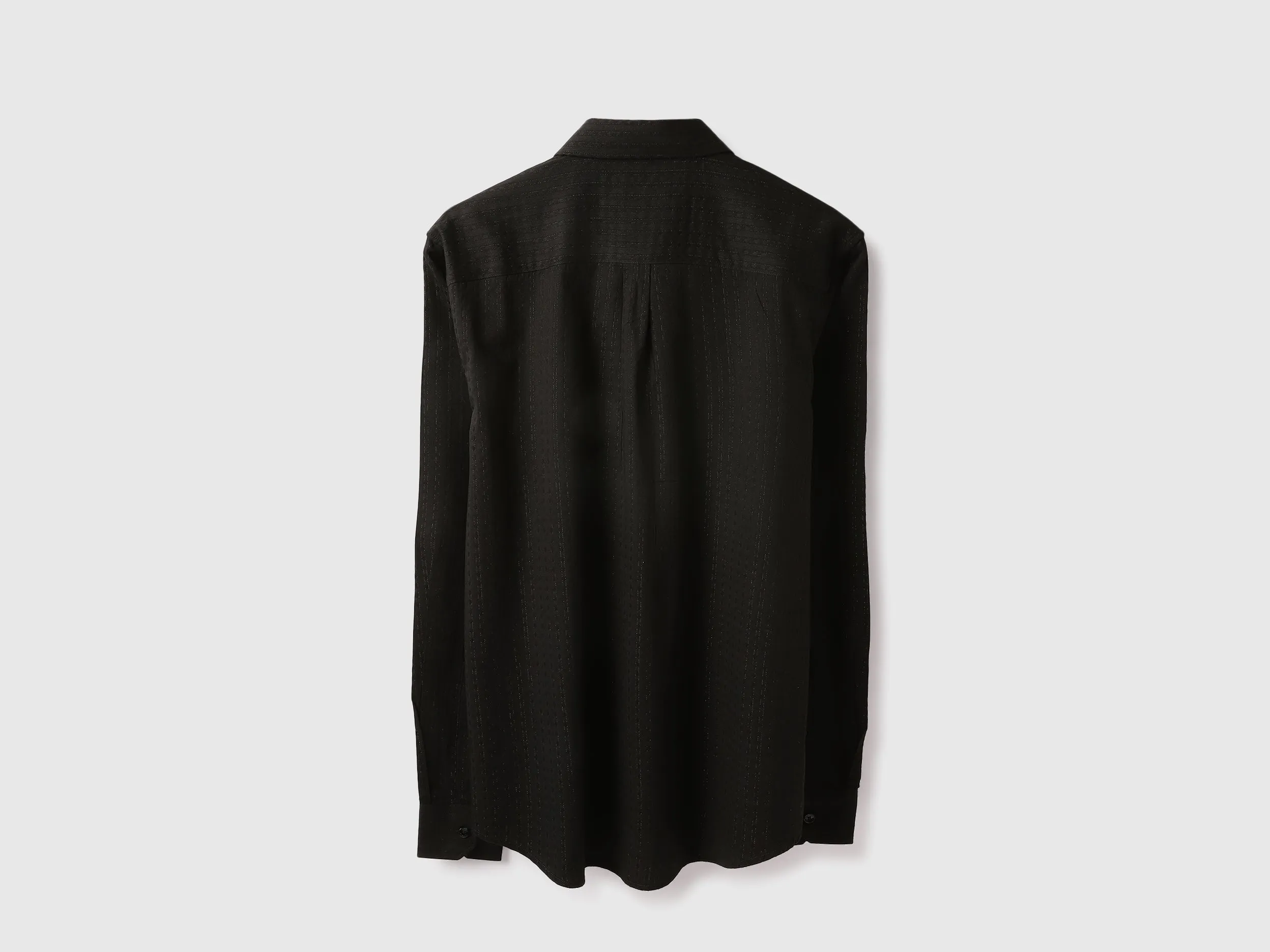 Regular Fit Spread Collar Striped Shirt