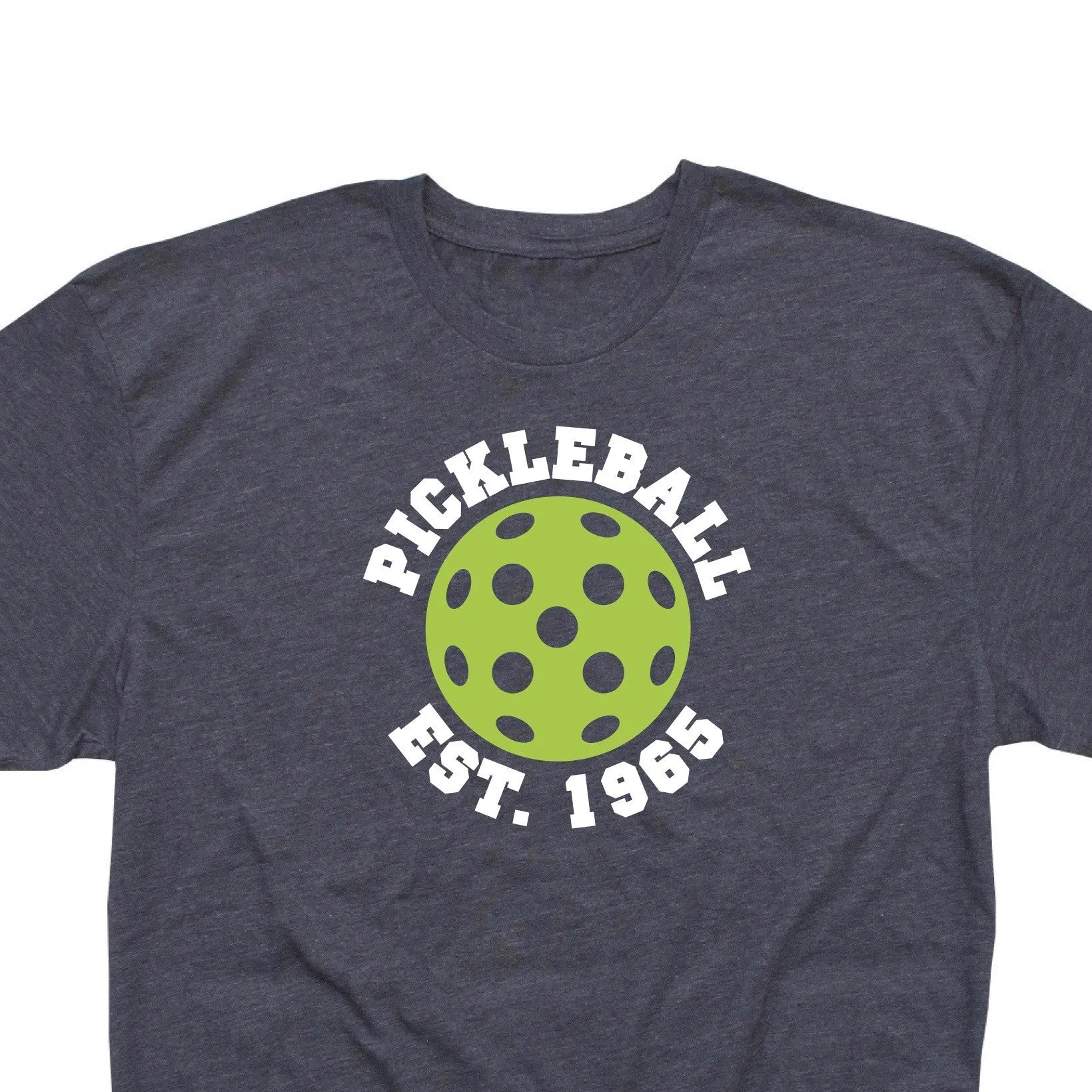 Retro Men's Pickleball Est. 1965. T-Shirt - Vintage Casual Cotton Blend