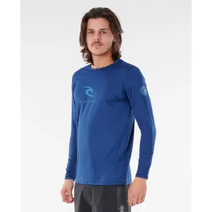 RIP CURL ICONS L/S UV TEE NAVY
