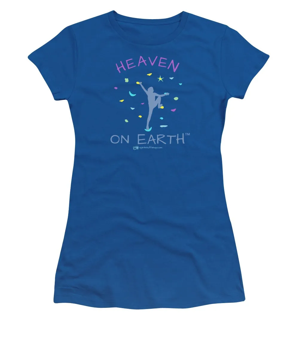 Rock Climbing Heaven On Earth - Women's T-Shirt