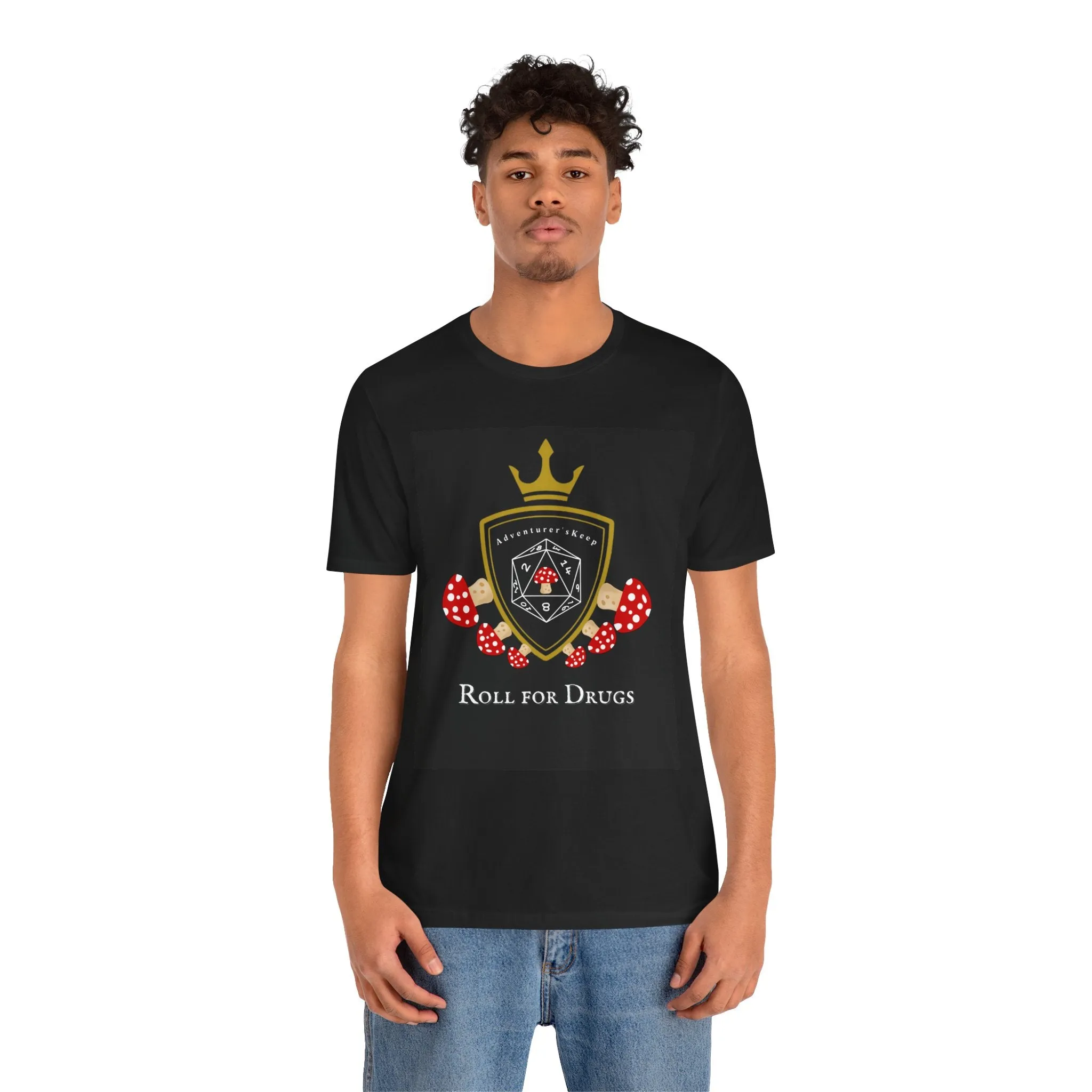 Roll for Drugs T-shirt (Black or Dark Grey)